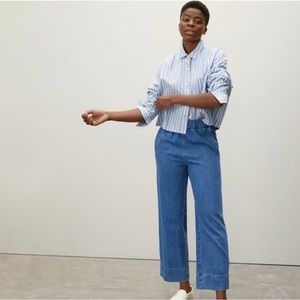 Everlane Easy Jean in Deep Sea Wash Sz 10